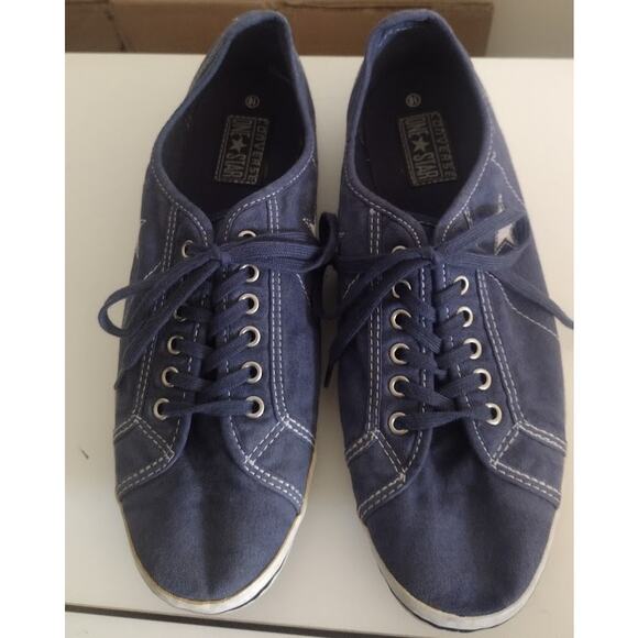 One Star Converse Sneakers, Blue, Size 10 - Picture 1 of 6